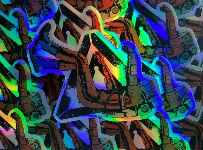 Sticker Dead Astronaut